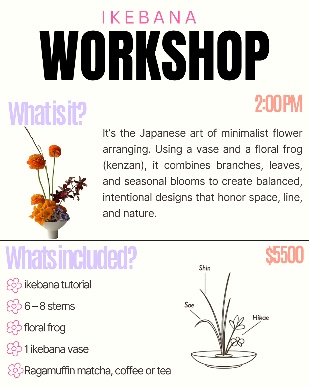 IKEBANA Worskshop Oct 26