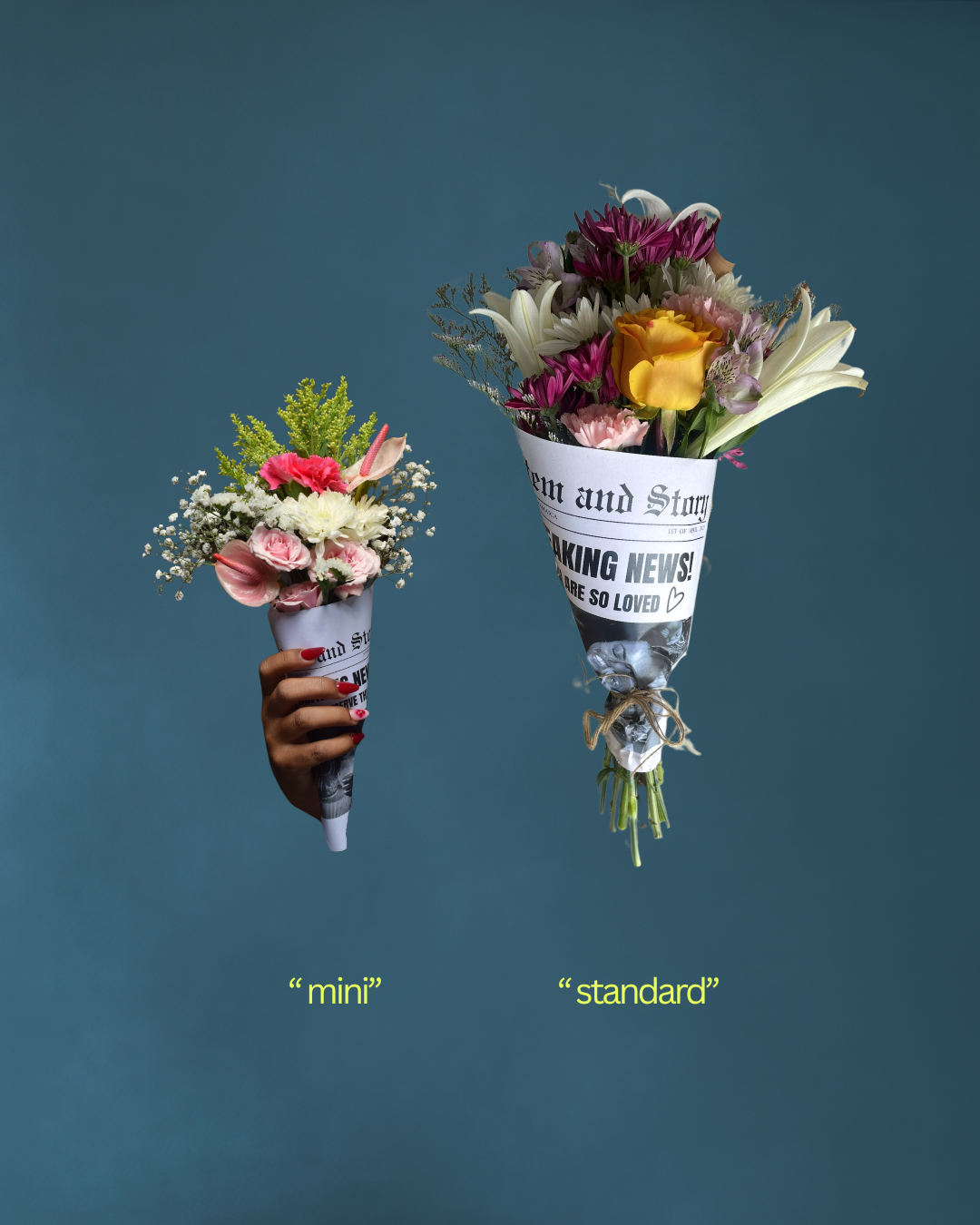 Personalized Flower Wrapping
