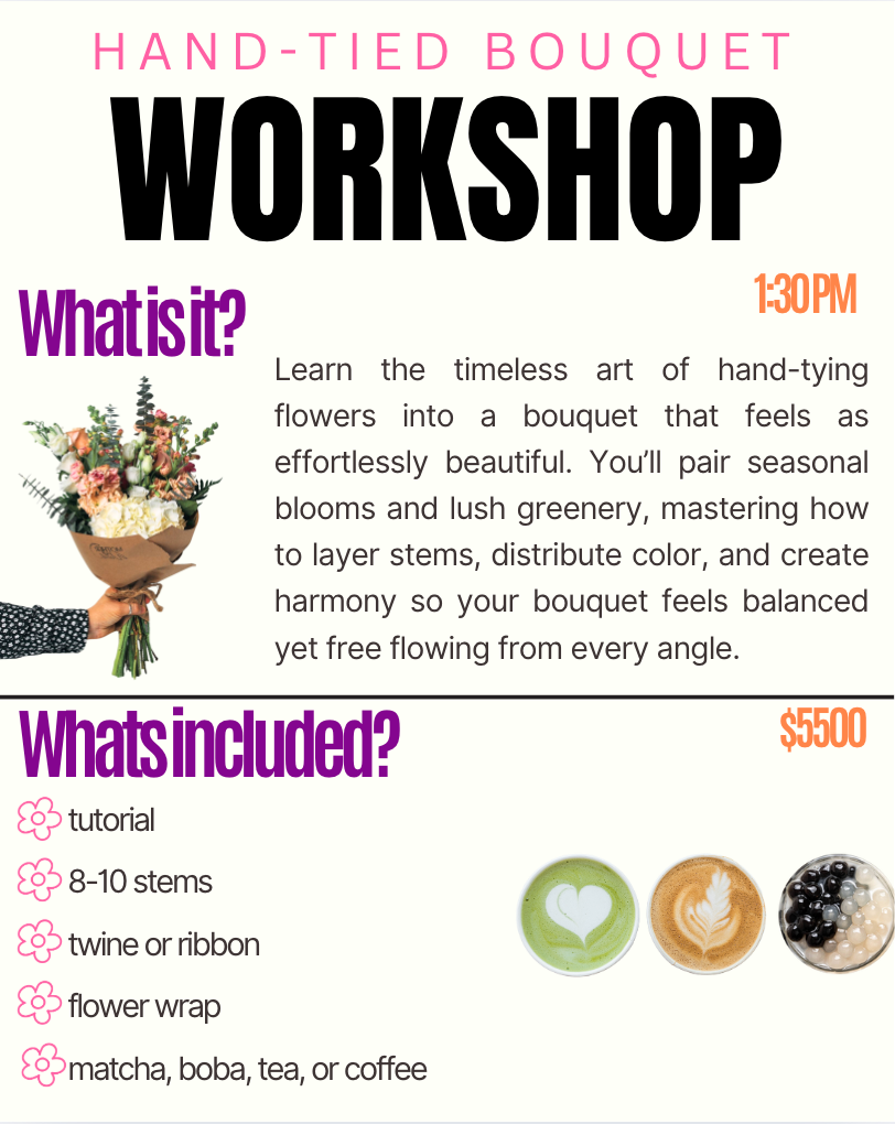 HAND-TIED BOUQUET WORKSHOP