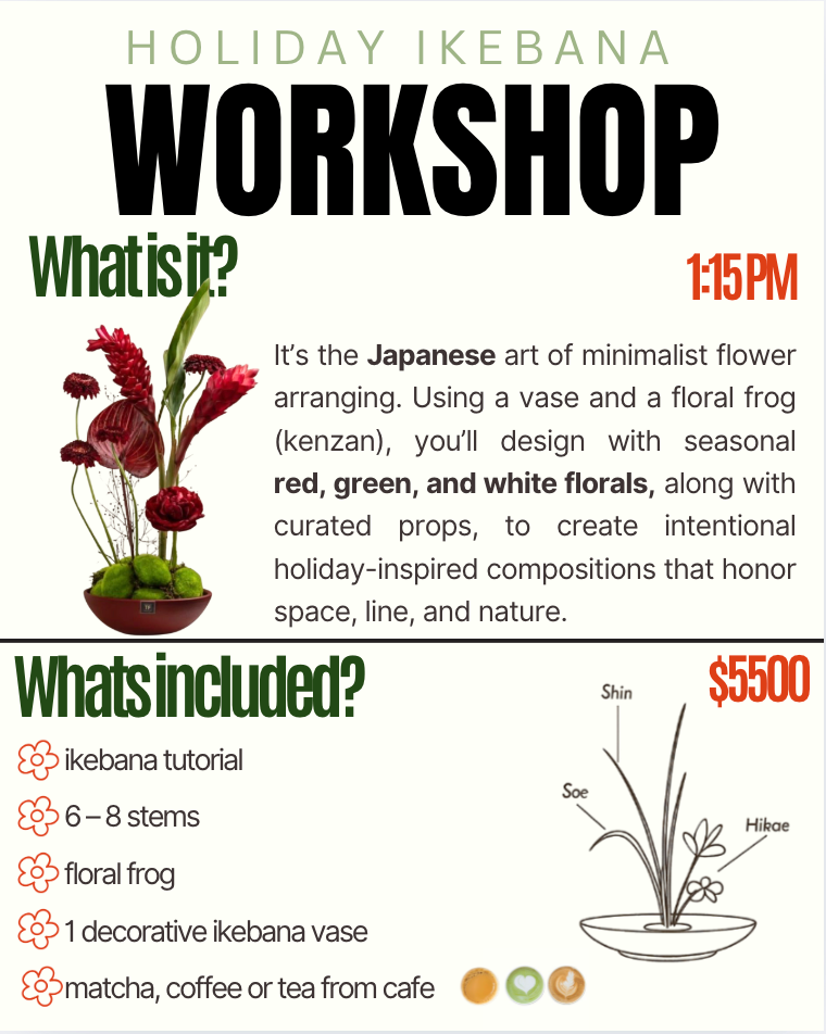 NOV 30th Holiday Ikebana